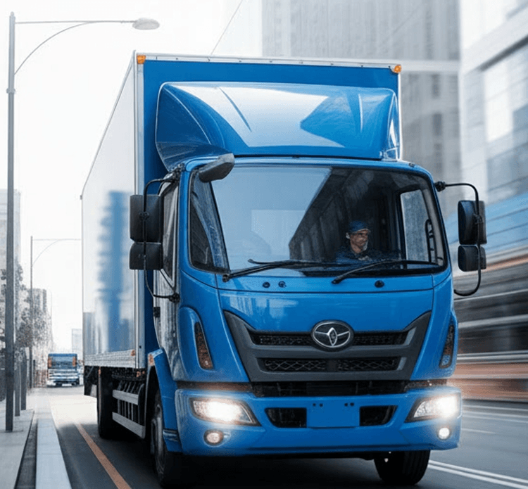 Oluliz delivery truck
